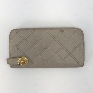 Marc Jacobs Gray Quilted Zip-Around Wallet - image 1